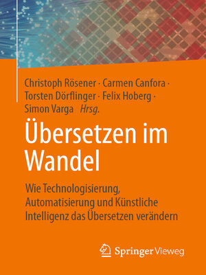 cover image of Übersetzen im Wandel